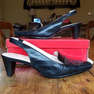 Anne Klein Flexology Slingback Black Heels